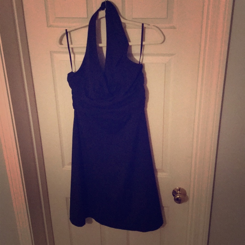 Halter cocktail dress